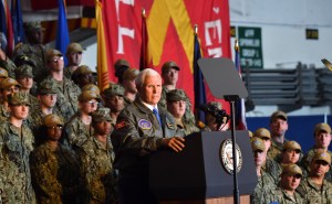 Truman sailors ordered to ‘clap like we’re at a strip club’ for Pence visit