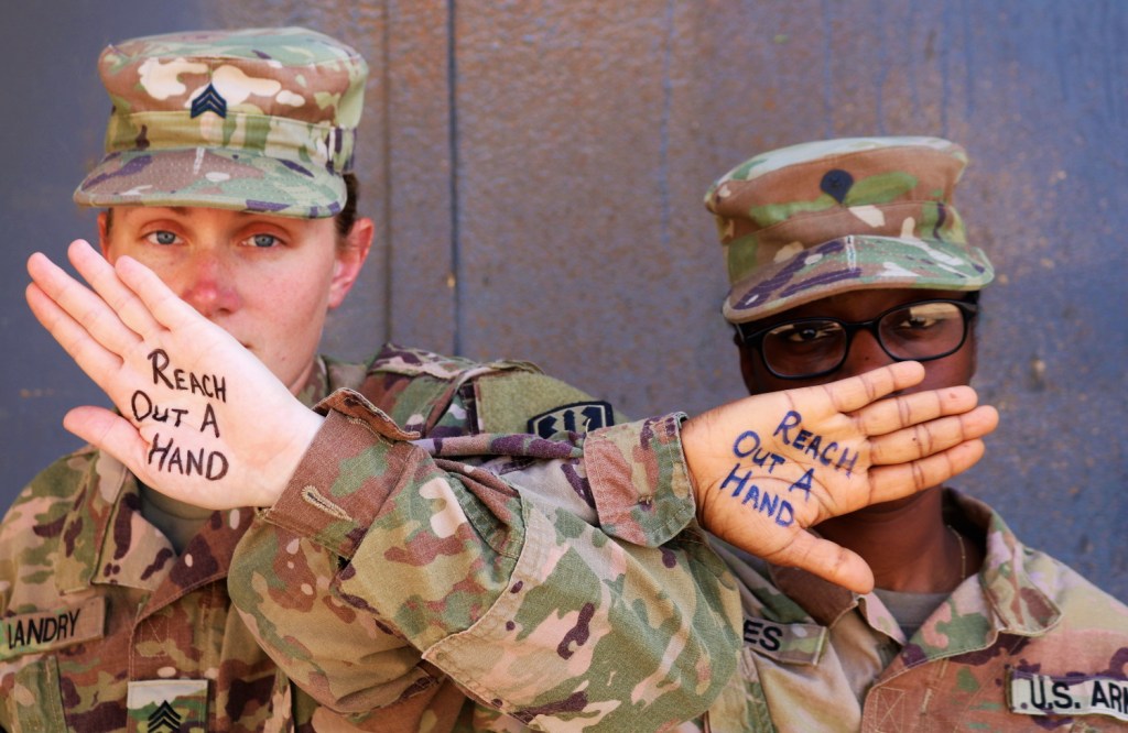 This service member wants you to reach out to him if you need help