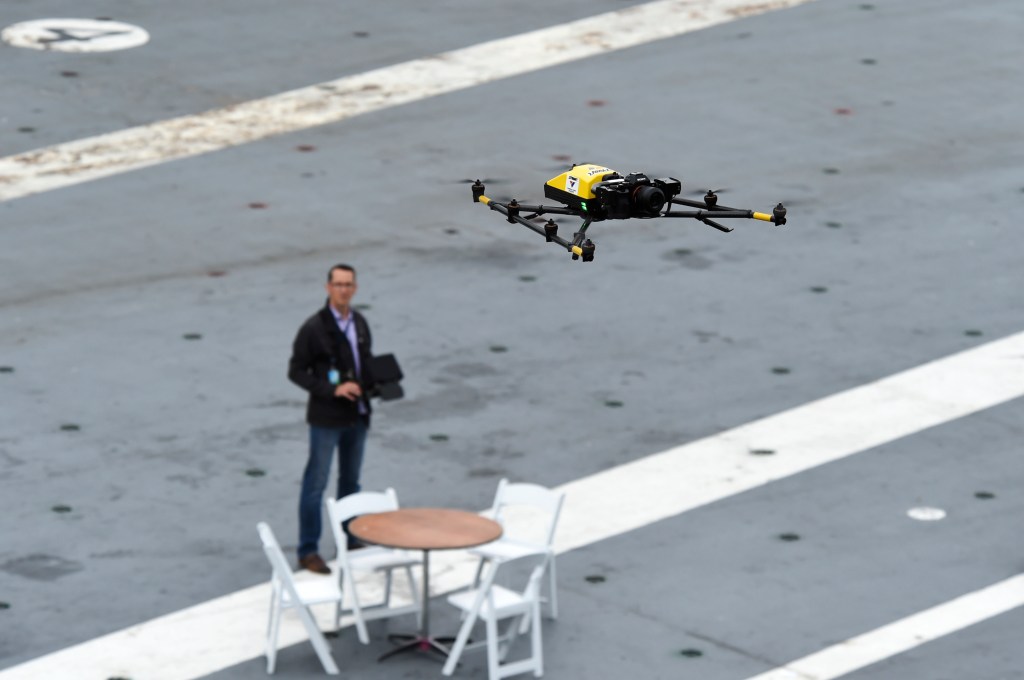 If rust never sleeps, drone will find it on Navy ship