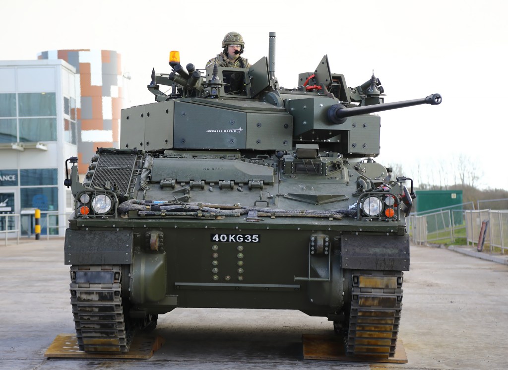 Lockheed Martin touts reliability gains in British Army’s ‘Warrior’ vehicle upgrade