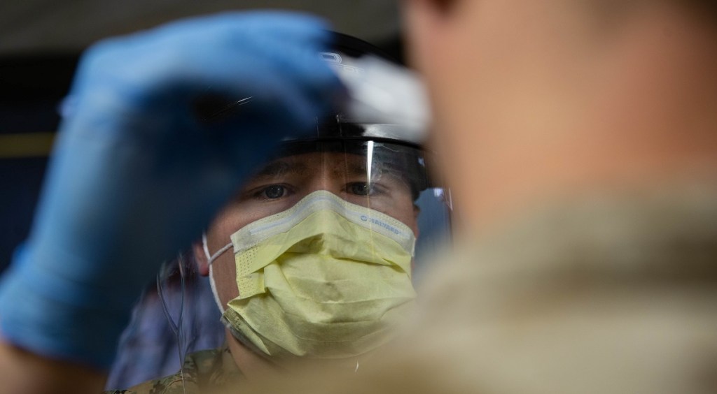 Did a farewell party lead to a COVID-19 outbreak on a Marine reserve base?