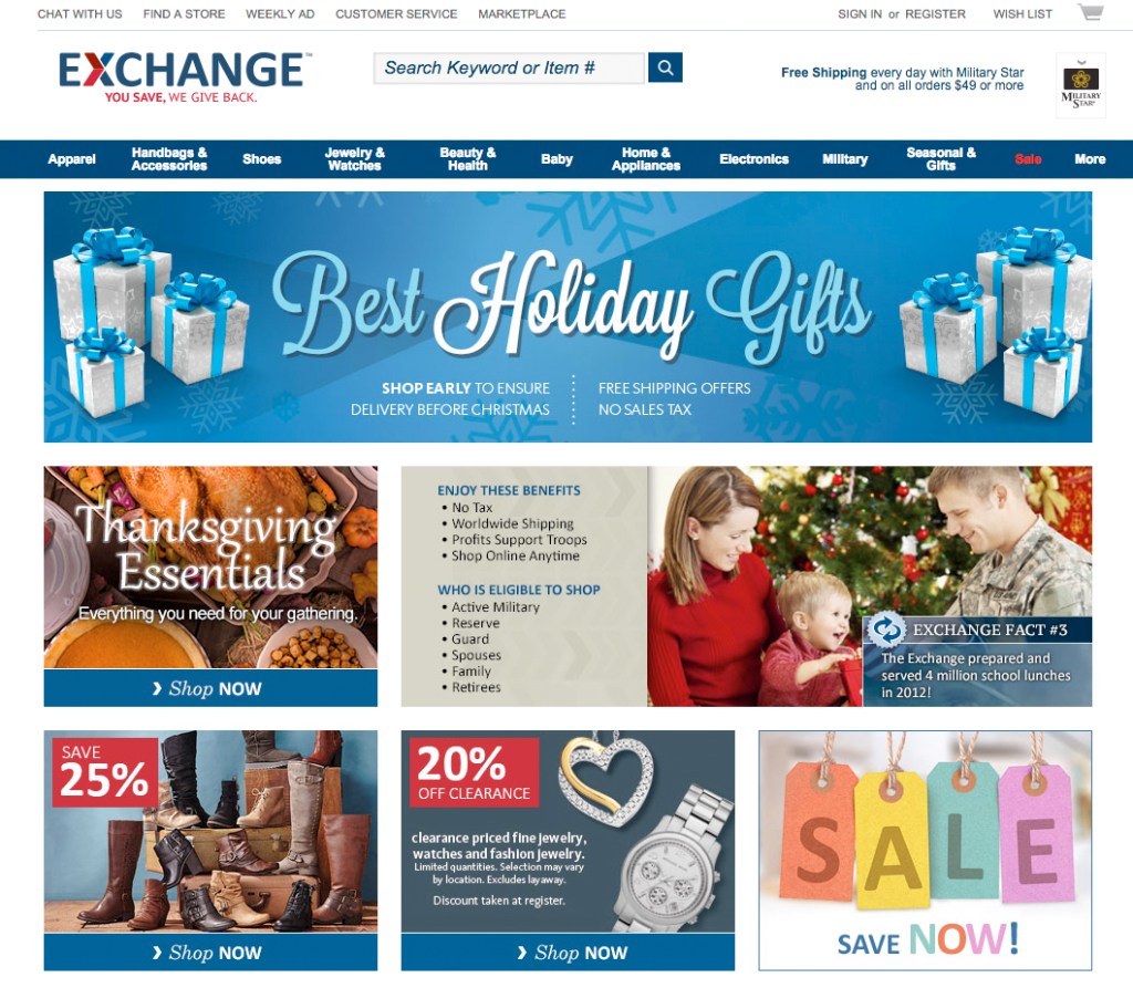 AAFES website frustrates customers