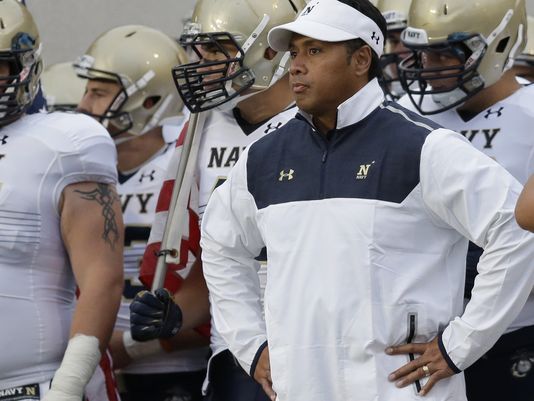 Navy coach Niumatalolo can set record vs Army