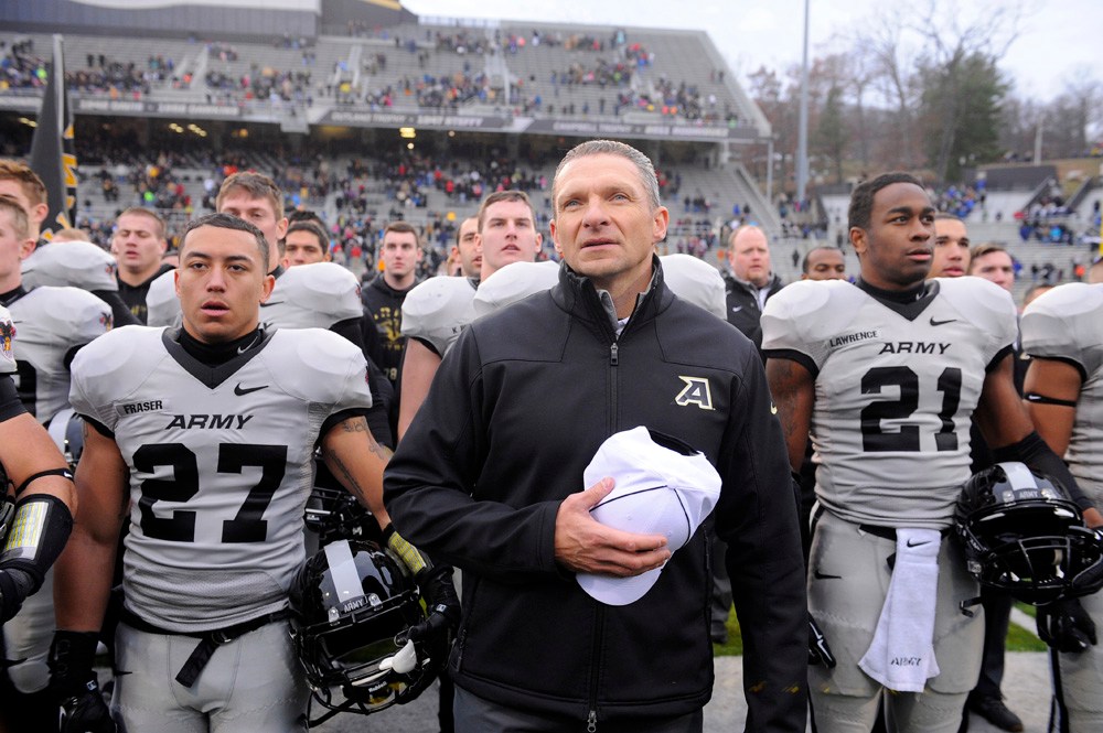 Big test for rookie Army coach Jeff Monken: Navy
