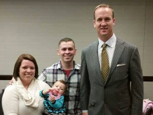 Peyton Manning makes sure Indiana couple has night to remember