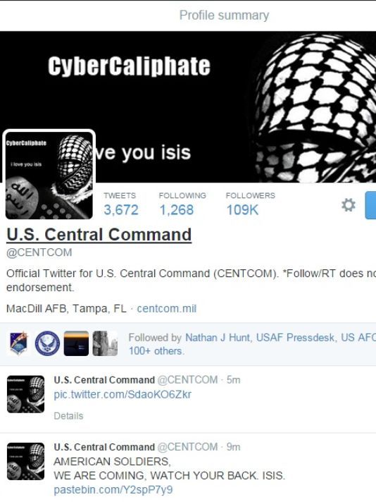 Pentagon: Hacking of CENTCOM Site a ‘Prank’