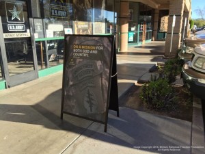 ‘God and country’ recruit poster axed from Army office