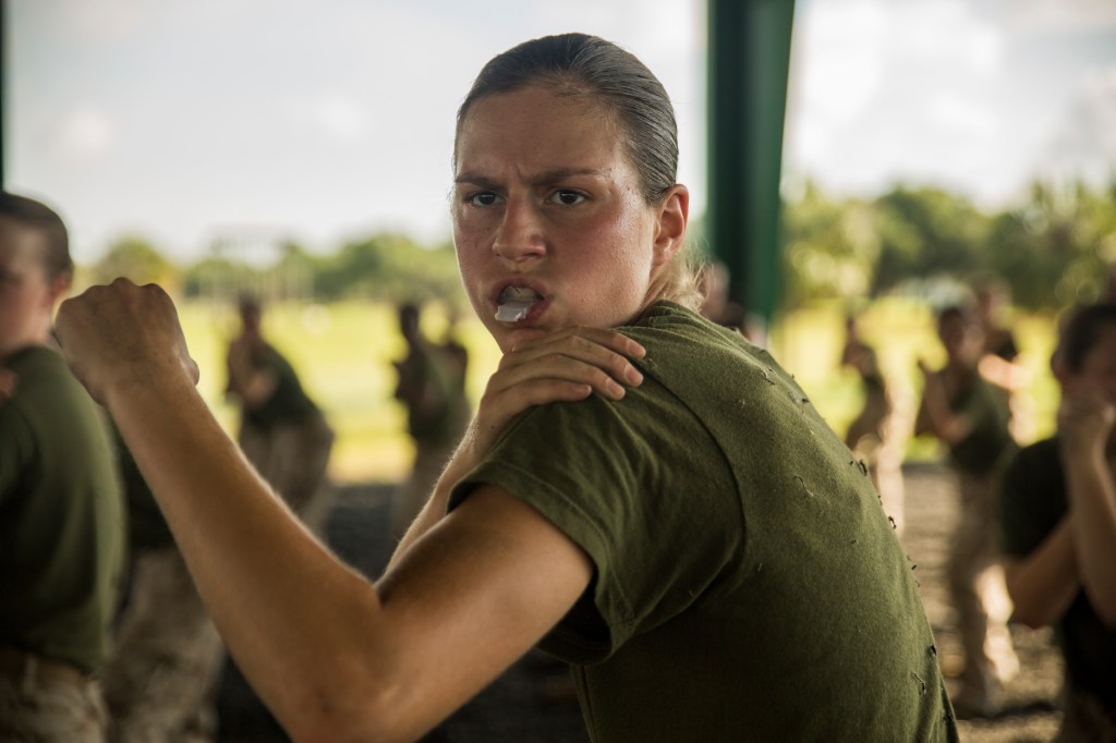 Male and female Marine platoons to integrate at recruit training for the first time