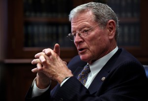 Inhofe bought Raytheon stock after advocating budget hike