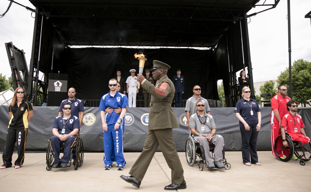 Warrior Games torch lit, let the competition begin
