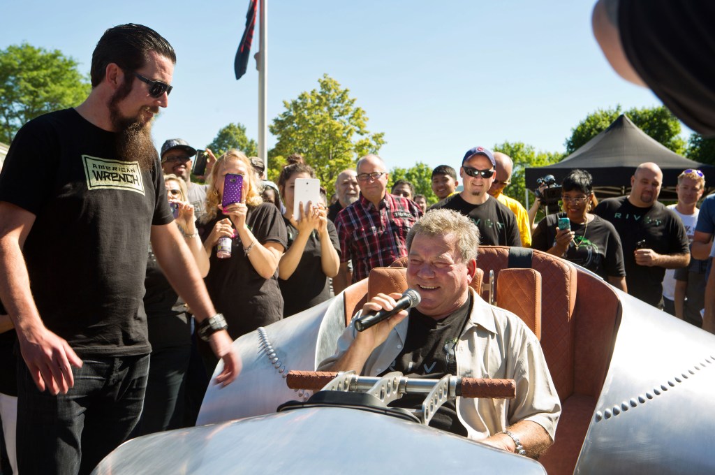 Shatner reflects after ride to aid Legion scholarship