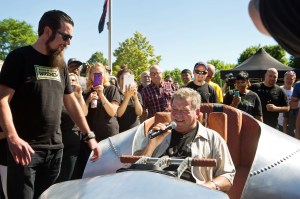 Shatner reflects after ride to aid Legion scholarship