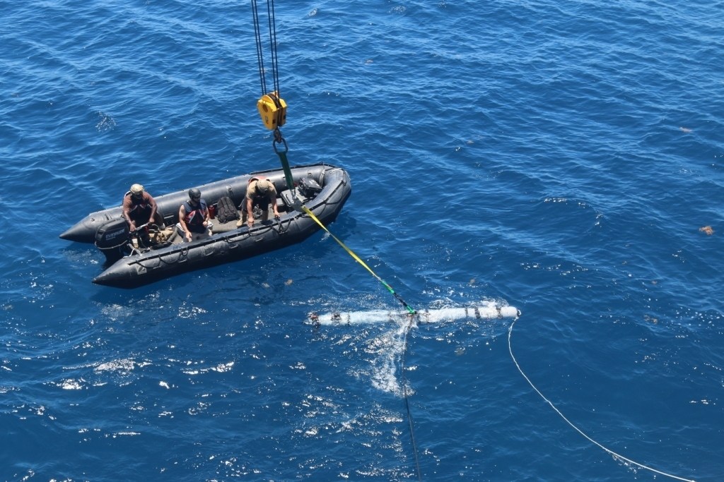 Video reportedly shows Houthi rebels with captured underwater Navy drone