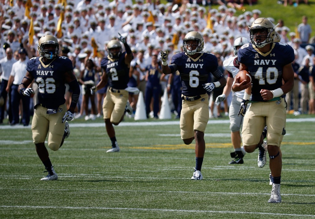 Football: Navy runs past Colgate 48-10