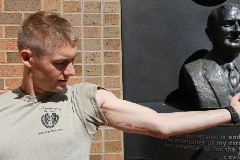 Military med school training saves student’s life, livelihood
