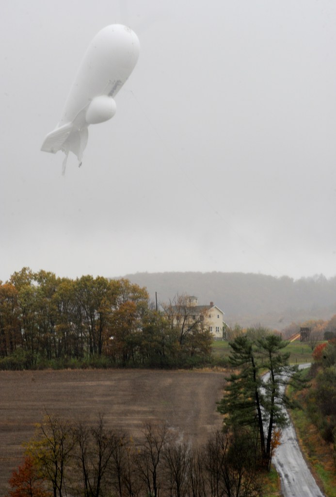 Runaway Army blimp goes down in Pennsylvania
