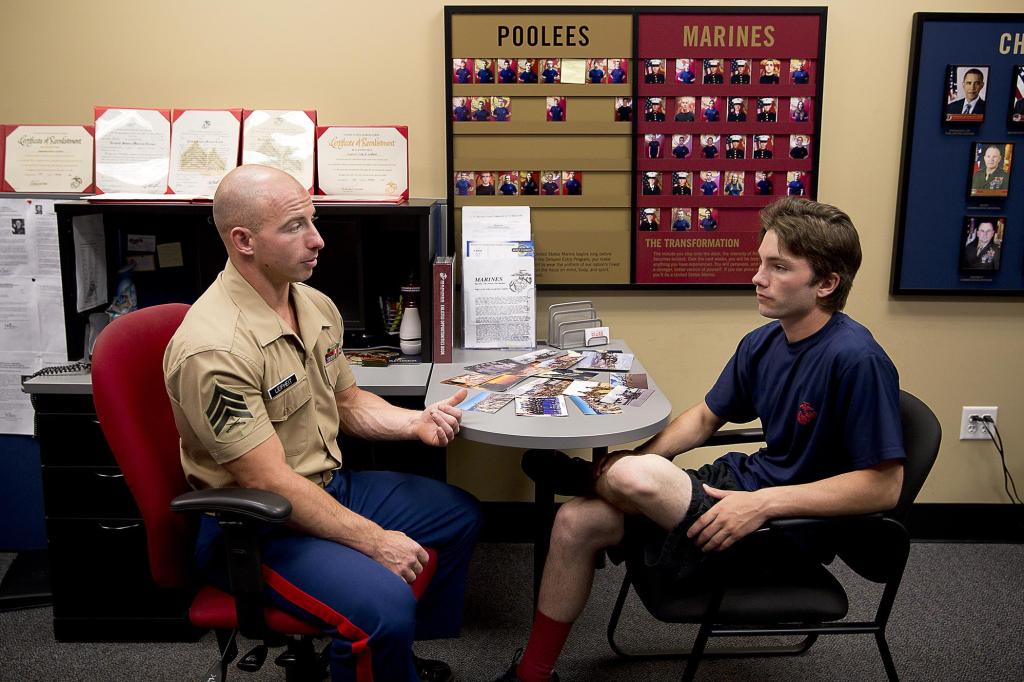 Marine recruiting stations remain open for business despite Army closures over COVID-19 concerns