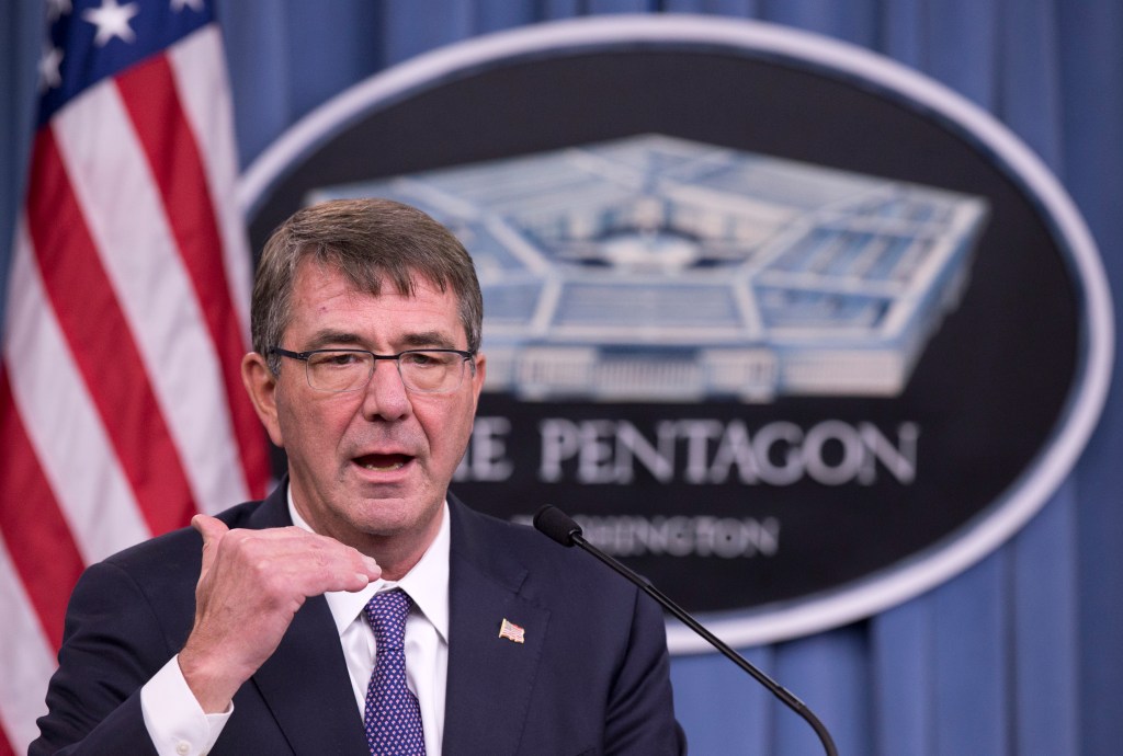 Pentagon chief mulls more troop deployments on trip to Middle East