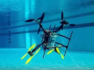 This Navy UAV both flies and swims