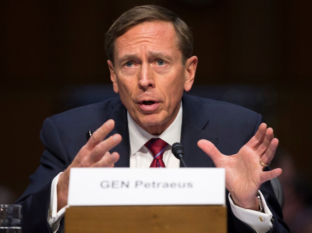 Petraeus calls for more airstrikes in Afghanistan