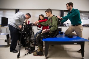 With exoskeletons, paralyzed troops walk again