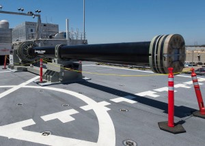Photos suggest China is prepping to test a electromagnetic railgun at sea