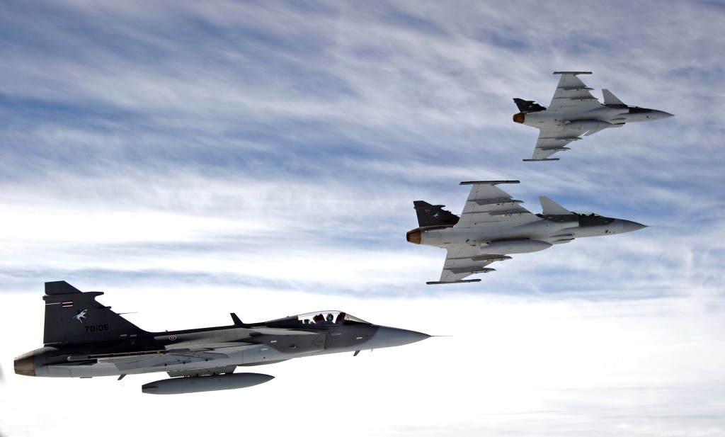 Saab’s Next-Gen Gripen Fighter Jets Ready in May