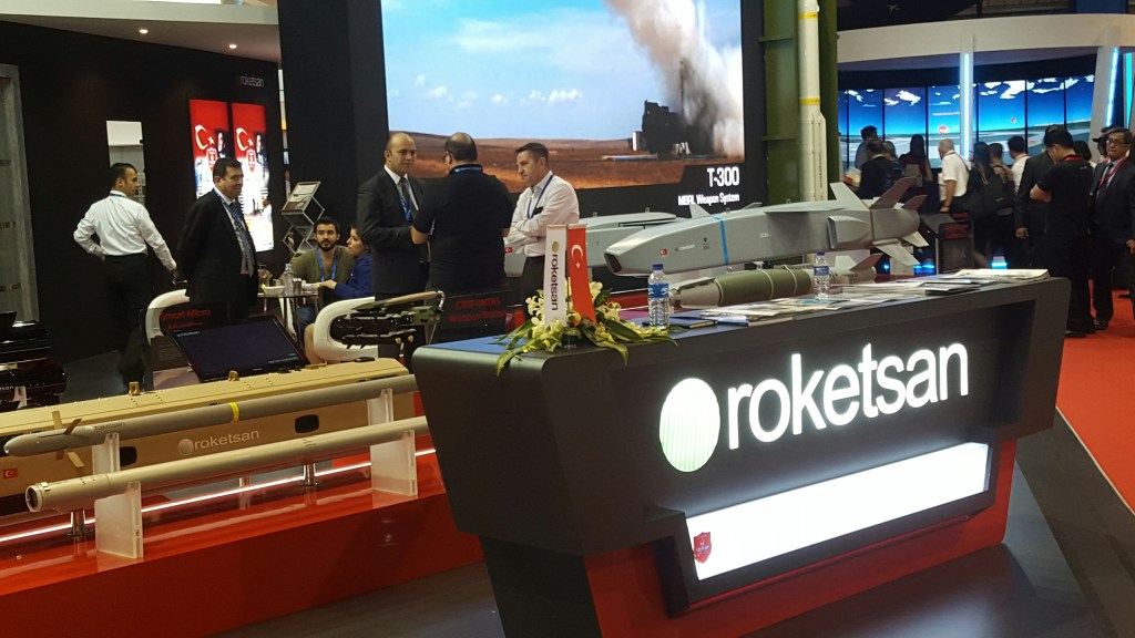 Turkey’s Roketsan Shows Wide Range of Weapons in Singapore