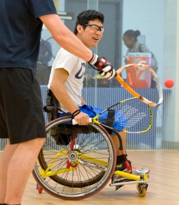 Robins Air Force Base introduces disabled to racquetball