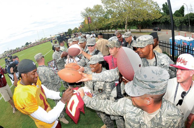 Army (brat) Strong: RGIII learned ethic of hard work from soldier parents