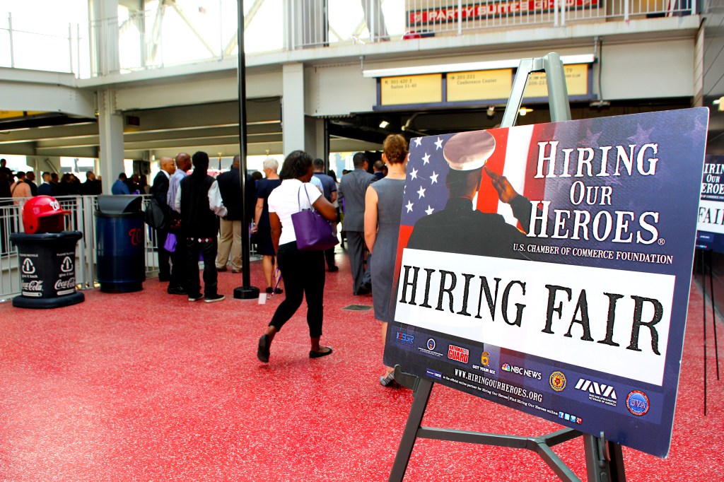 Free baseball tickets for vets, spouses at 3 job fairs