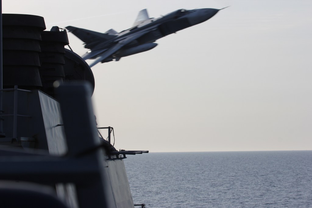Russian Attack Aircraft Flies Within 30 Feet of US Navy Ship
