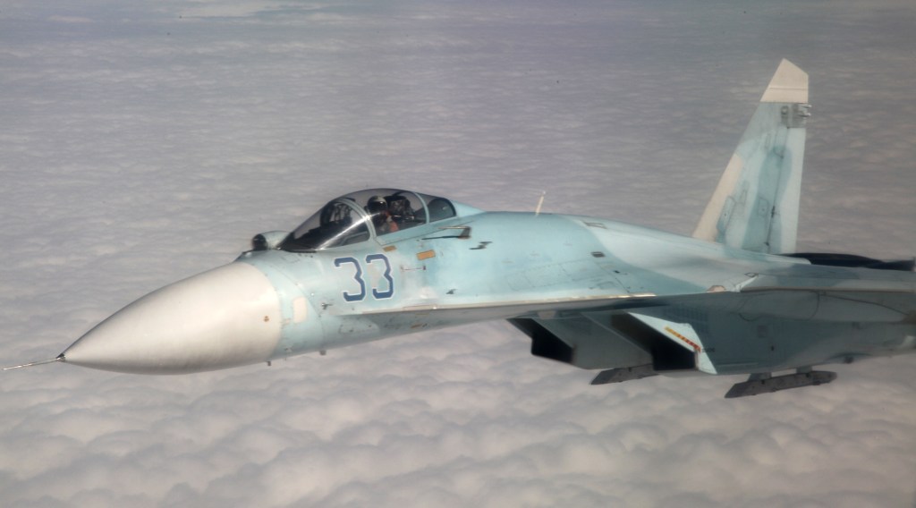 Russian fighter jet taunts U.S. military aircraft over Baltic Sea