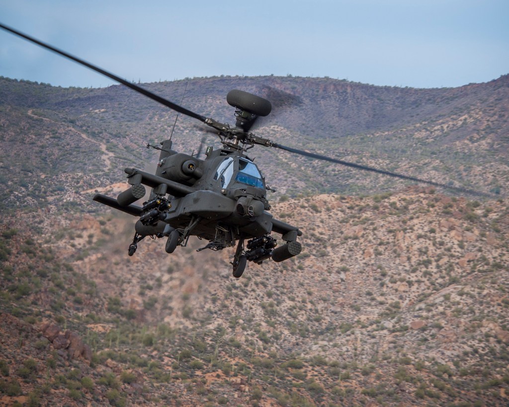 First AH-64E Apache Guardian for Indonesia arrives from US