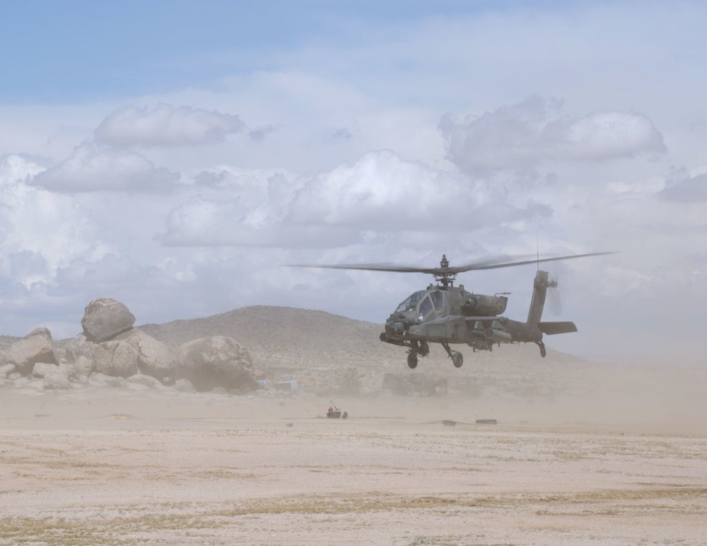Soldier hits Apache with live ammo in Fort Irwin training mishap