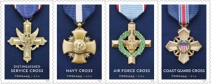Postal Service will issue stamps of military Service Cross medals