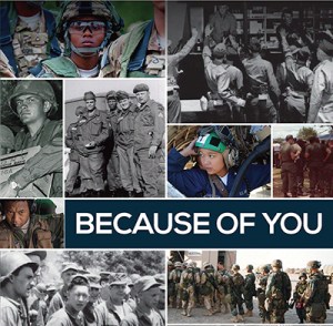 Because of You: The Exchange honors the service and sacrifice of military customers and their families