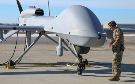 Joint air-to-ground missile fired from drone, a first