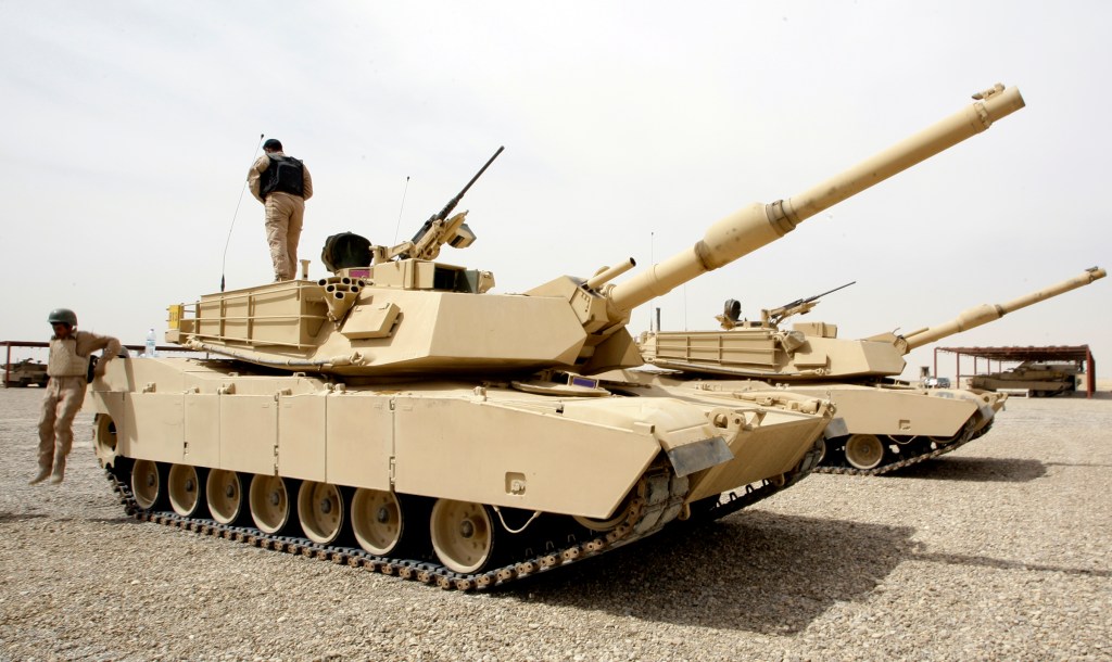 US Abrams tanks sway the battle in Kirkuk