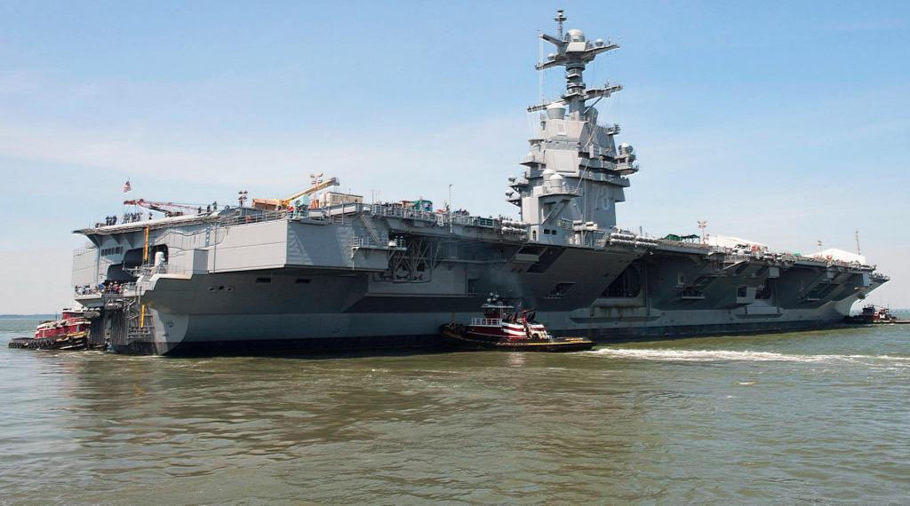 Navy Sets April Delivery Date for Carrier Ford