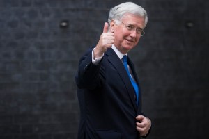 Fallon Stays in Place as British Defense Secretary
