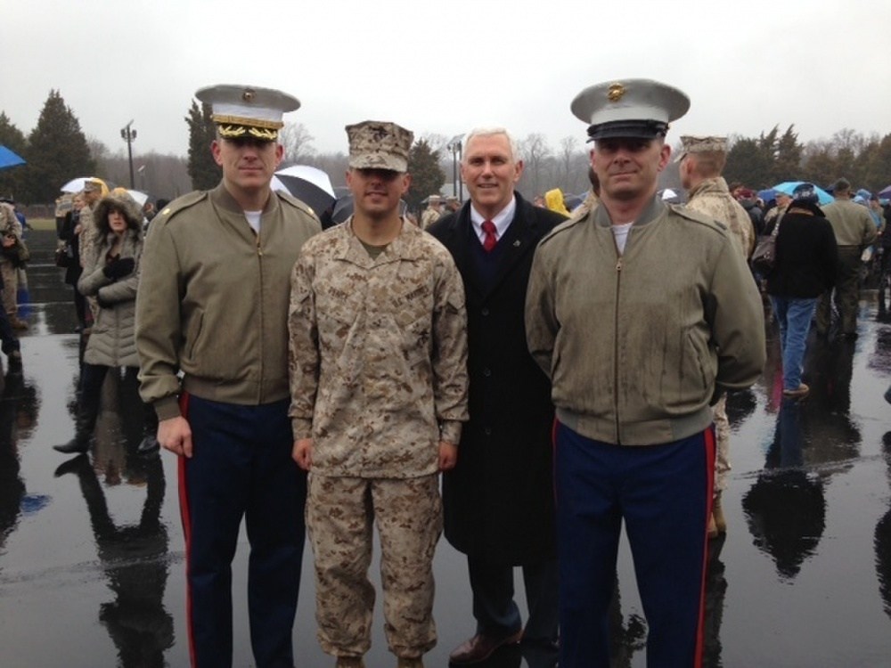 VP picks for Trump, Clinton both have sons in the Marine Corps
