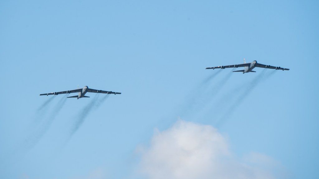 US B-52H bombers fly to Middle East in mission to deter Iran