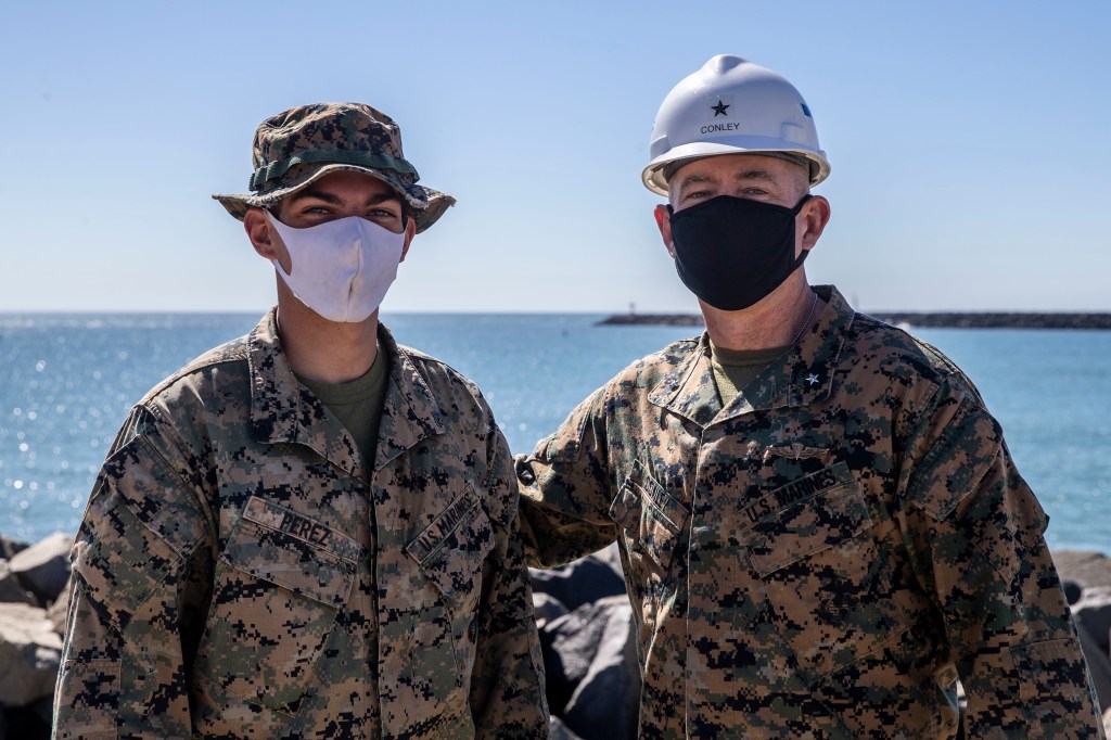 Marine corporal saves civilian couple kayaking in treacherous waters off California coast