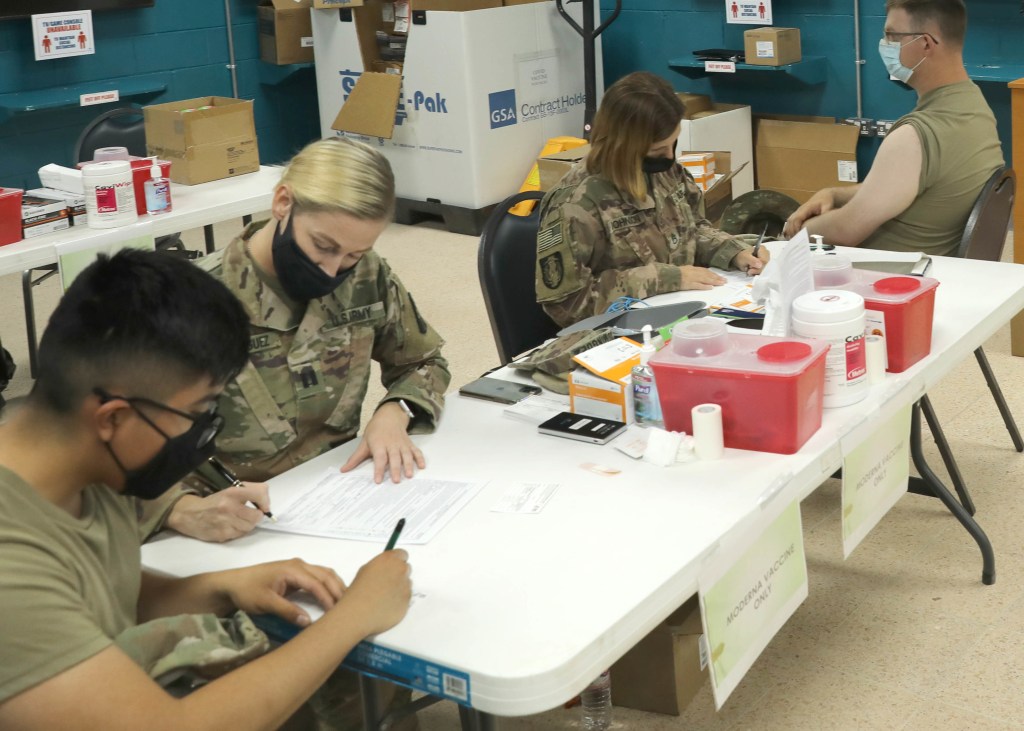 Here’s how CENTCOM’s COVID shot-givers beat the heat