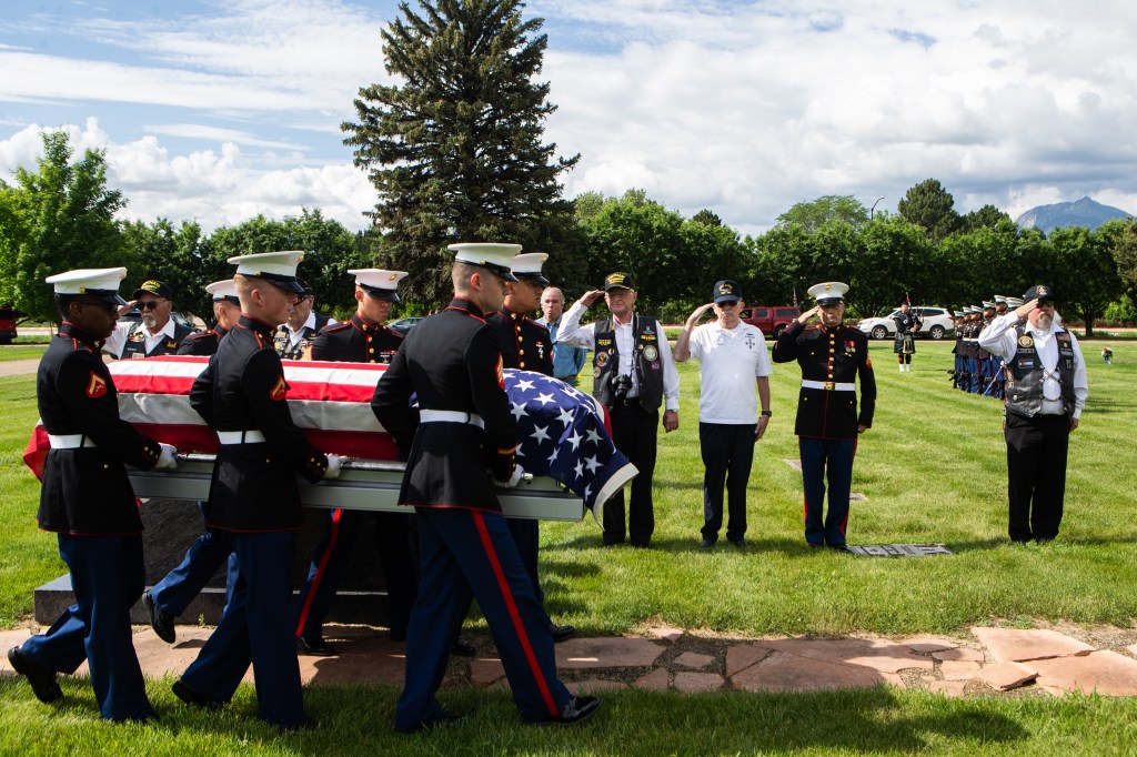 77 years later, a WW2 Marine is laid to rest