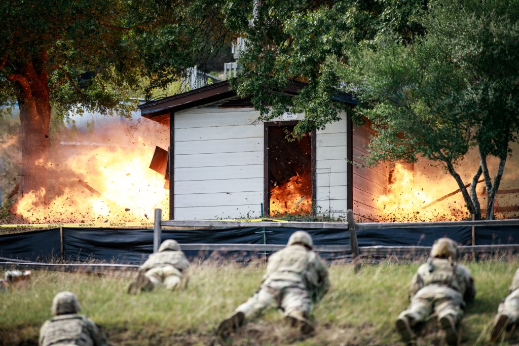 Sappers blow up local water park — no, really