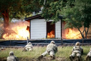 Sappers blow up local water park — no, really