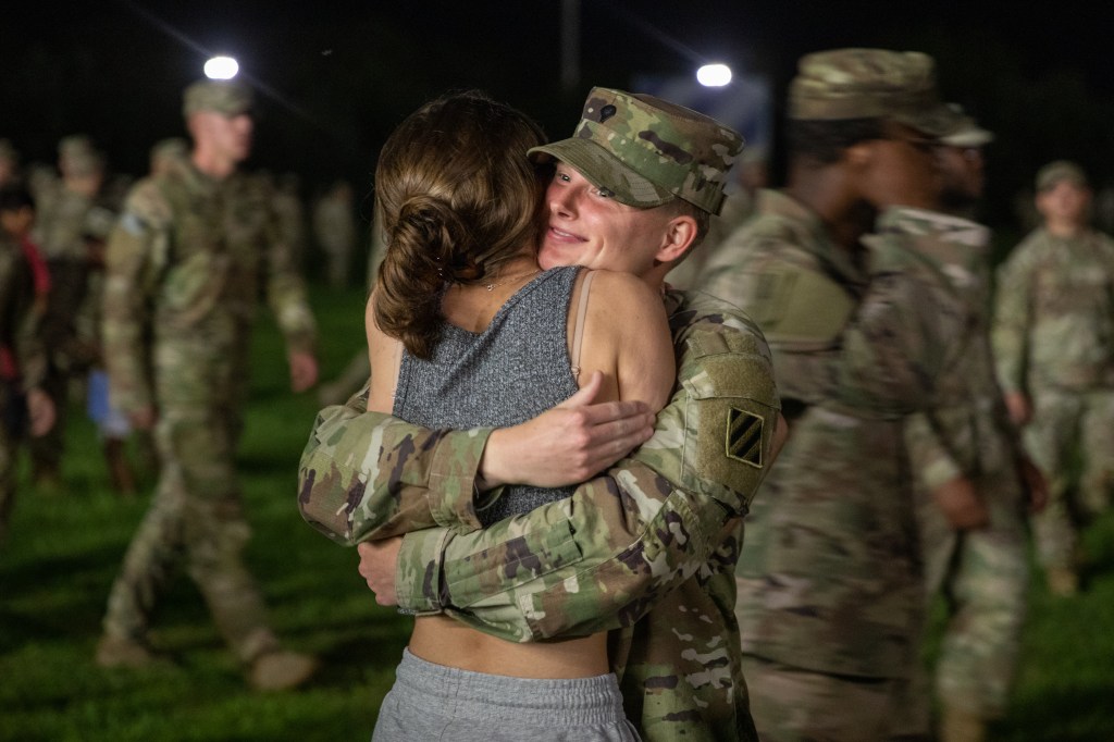 Georgia troops return after deploying amid war in Ukraine