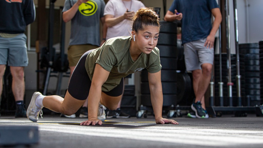 A Marine is Guinness world champ in burpees per minute
